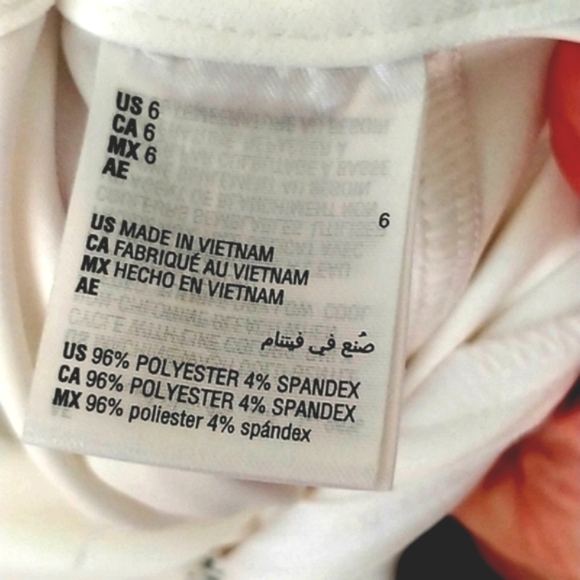 INC Heritage Wide Leg Bright White Pants Size 6 - Picture 6 of 7